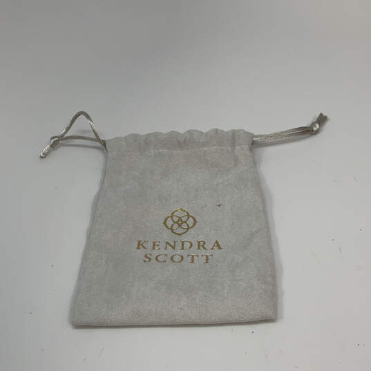 Designer Kendra Scott Silver-Tone Beaded Charm Bracelet With Dust Bag image number 4