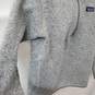Light Grey Patagonia 1/2 Zip Fleece Sweatshirt Size M image number 2
