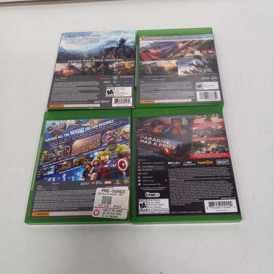 4PC Microsoft XBOX One Video Games image number 2