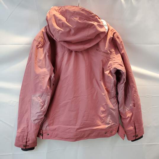Helly Hansen Helly Tech Pink Full Zip Hooded Jacket Size L image number 2