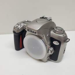 VTG. Nikon N75 Silver 35mm Film SLR Camera Body Untested P/R