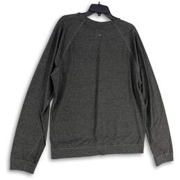 Womens Gray Heather Long Sleeve Crew Neck Pullover Sweatshirt Size XXL alternative image