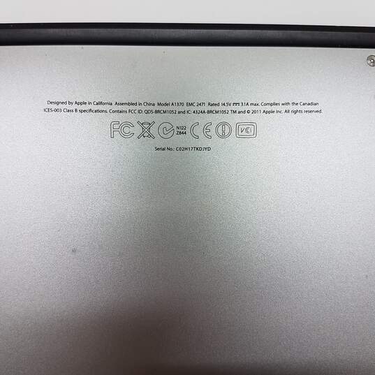 2011 MacBook Air 11in Laptop Intel i5-2467M CPU 2GB RAM 128GB SSD image number 7