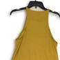 Maurices Womens Yellow Round Neck Sleeveless Midi A-Line Dress Size Large image number 4