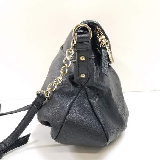 Juicy Couture Black Leather Hobo Shoulder Bag image number 6