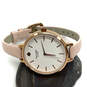 Designer Kate Spade KSW1501 Gold-Tone Pink Leather Strap Analog Wristwatch image number 1
