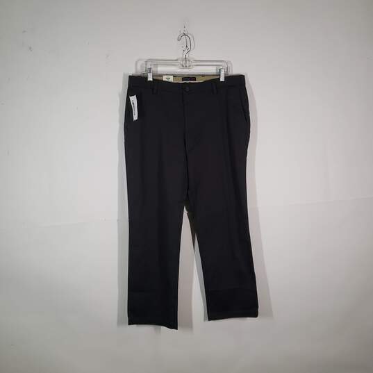NWT Mens Cotton Stretch Slash Pockets Straight Leg Chino Pants Size 36X30 image number 1