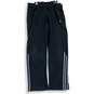 Mens Black Gray Elastic Waist Pull-On Activewear Sweatpants Size Medium image number 1