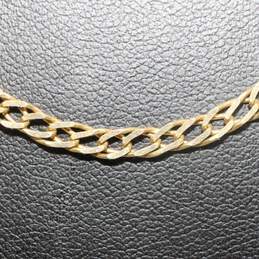 14K Yellow Gold 22" Curb Chain Necklace - 9.8g