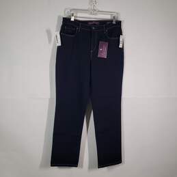 NWT Womens Regular Fit 5 Pockets Design Denim Straight Leg Jeans Size 12