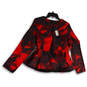 NWT Womens Multicolor Long Sleeve Peplum Open Front Blazer Size Medium image number 1