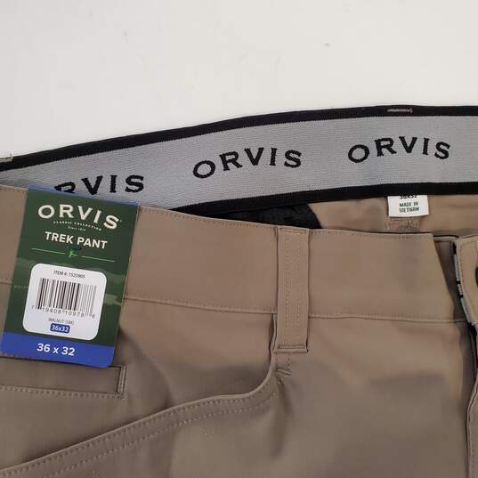 Orvis Trek Pants Walnut NWT Men's Size 36x32 image number 3