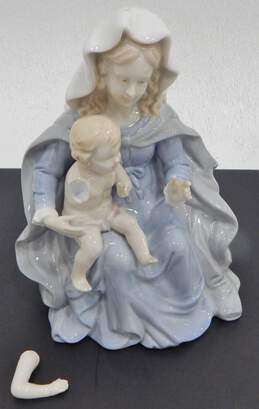 Vintage 1980 Roman Valencia Madonna And Christ Child Figurine Porcelain