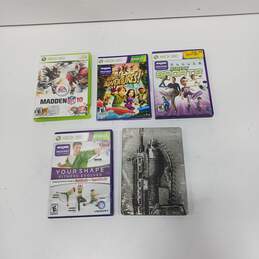 5 Piece Assorted Xbox 360 Video Games