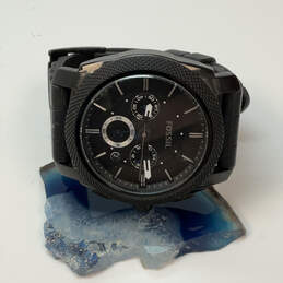 Designer Fossil FS4487 Black Stainless Steel Machine Analog Wristwatch