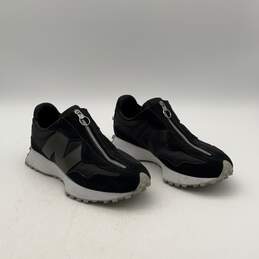 New Balance Womens 327 WS327AAA Black White Round Toe Zipper Sneaker Shoes Sz 9 alternative image