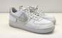 Nike Custom Air Force 1 Low '07 LV8 4 White Silver White Athletic Shoe Women 10 image number 1