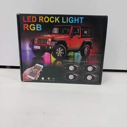 LED Rock Light In Box w/ Accessories