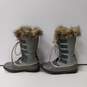 Sorel Unisex Blue Rubber and Suede Boots Size 10 image number 2