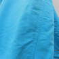 Ralph Lauren Womens Blue Hooded Zip Snap Rain Jacket w/ Gold Buttons Size 2X image number 3