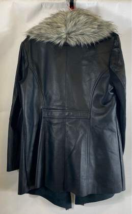 Dennis Basso Women's Black Faux Leather Jacket-L alternative image