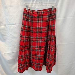 Pendleton Wool Long Skirt Women's Petite Size 10