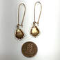 Designer Kendra Scott Carinne Gold-Tone Crystal Cut Stone Drop Earrings image number 2