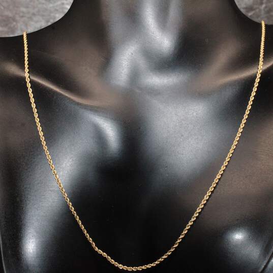 14K Yellow Gold Necklace image number 2