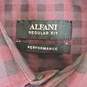 Alfani Men Multicolor Plaid Button Up Shirt Sz L image number 2