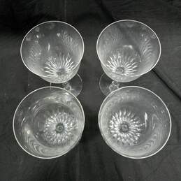 Set of 4 Clear Glass Wine Glasses alternative image
