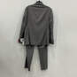 NWT Mens Gray Two Button Blazer And Pants Two Piece Set Sz 41 R W34X32L image number 2