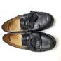 Footjoy Men's Black Leather Tassel Dress Loafers Size 12 image number 5