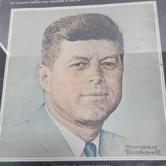 Saturday Evening Post John F. Kennedy In Memoriam Framed Magazine image number 6