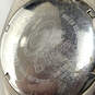 Designer Fossil Blue Silver-Tone Oyster Bracelet Analog Wristwatch image number 4