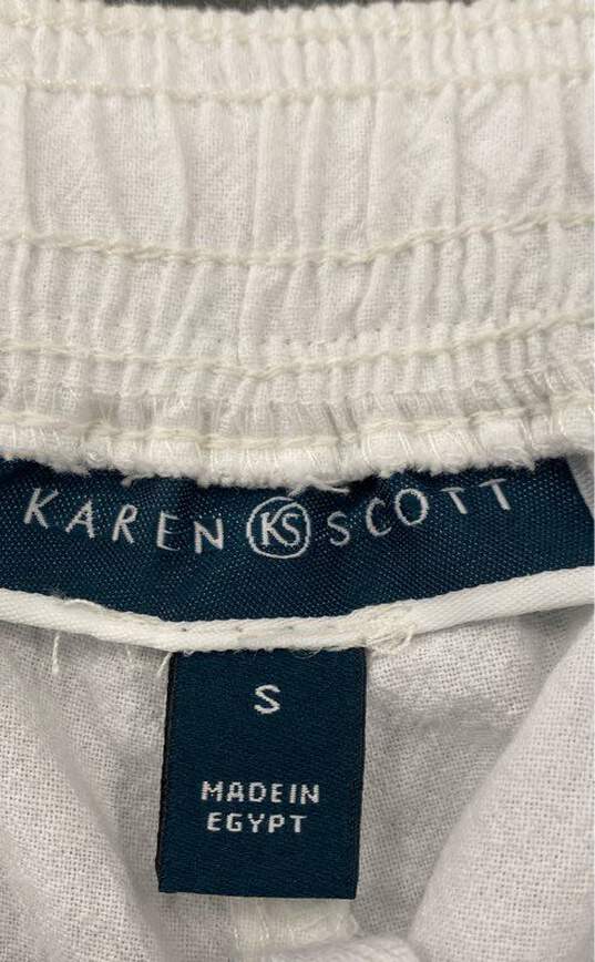 Karen Scott White Pants - Size SM image number 3