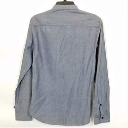 FABRIK By Sensacion Men Grey Long Sleeve Shirt M NWT alternative image