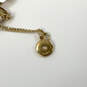 NWT Designer Michael Kors Gold-Tone Link Chain Claw Shape Pendant Necklace image number 4