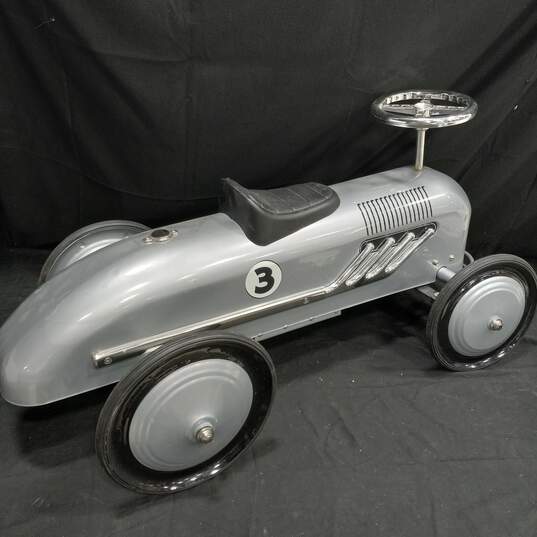 Gray Racer Car w/ #3 On The Side image number 3