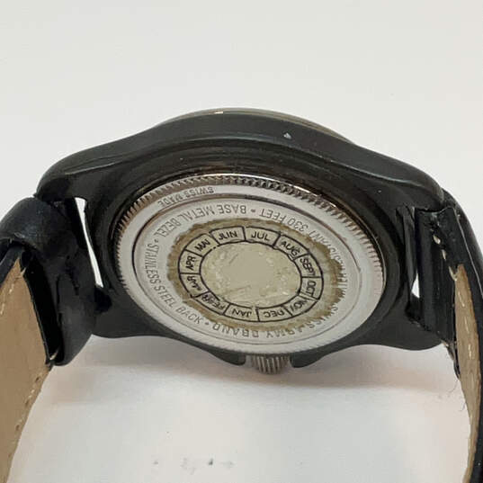 Designer Swiss Army Adjustable Strap White Round Dial Analog Wristwatch image number 5