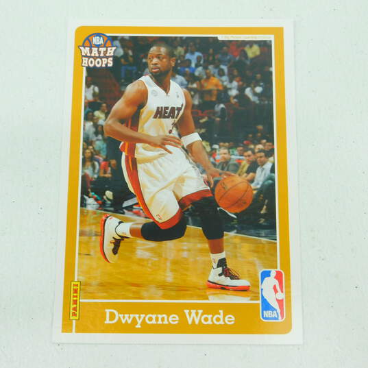 2013 Dwyane Wade Panini NBA Math Hoops 5x7 Card Miami Heat image number 1