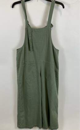 Lucy & Yak Womens Green Cotton Pockets Adjustable One Piece Bib Overall Size 6 alternative image