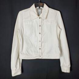Versace Jeans Couture Women White Trucker Jacket M