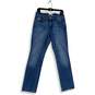 Levi Strauss & Co. Womens Blue Denim Medium Wash Straight leg Jeans Size 8 image number 1