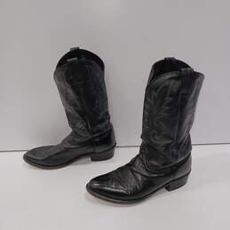 Dan Post Men's Black Leather Western Boots Size 9.5 alternative image