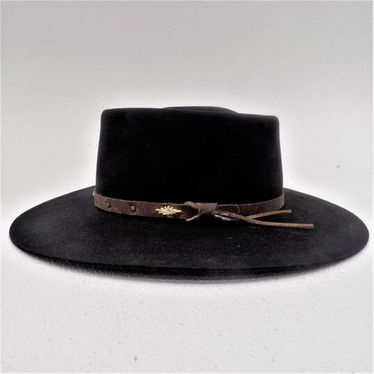 Australian Outback Collection Black 5X Felt Mesa Western Hat Sz 6 3/4 image number 3