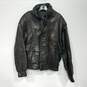 Andrew Marc Men's Black Leather Jacket Size S image number 1