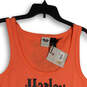 NWT Womens Orange Graphic Print Scoop Neck Sleeveless Tank Top Size 1W image number 3