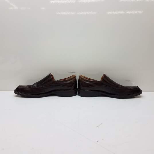 Ecco Men's Brown Leather Loafers Size 41 image number 2