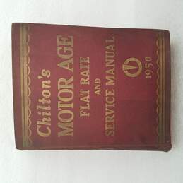 1950 Chiltons Motor Age Flat Rate and Service Manual Book