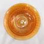 VTG Marigold Iridescent Carnival Glass Windmill Double Dutch Bowl w/ Dish & Bowl image number 5